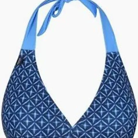 REGATTA WOMENS FLAVIA STRING BIKINI TOP NAVY TILE SIZE UK 12