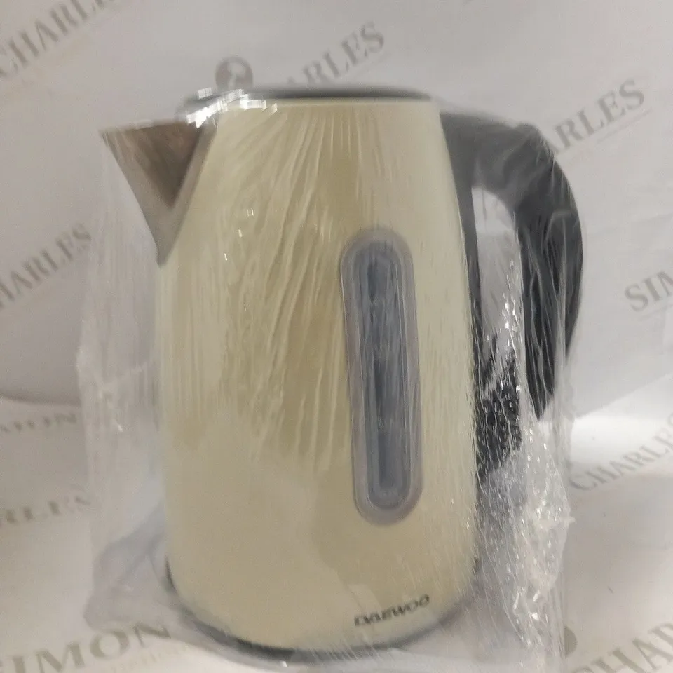 BOXED DAEWOO 3KW STAINLESS STEEL 1.7L JUG KETTLE KENSINGTON COLLECTION