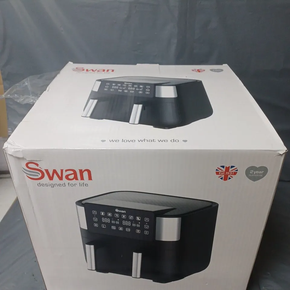 BOXED SWAN 7.6L DUAL AIR FRYER 