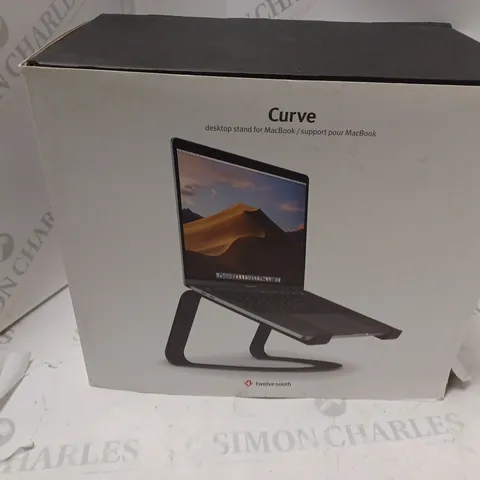 BOXED TWELVE SOUTH CURVE DESKTOP STAND FOR MACBOOK