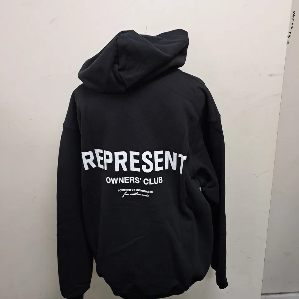 REPRESENT OWNERS CLUB HOODIE - BLACK - SMALL