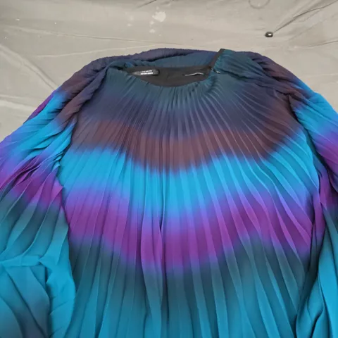 KAREN MILLEN GRADIENT PLEATED SKIRT – UK 10 