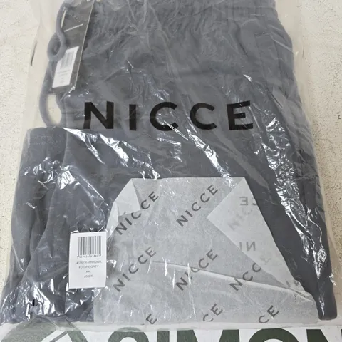 SEALED NICCE JOSER JOGGERS, FUTURE GREY - UK SIZE XXL