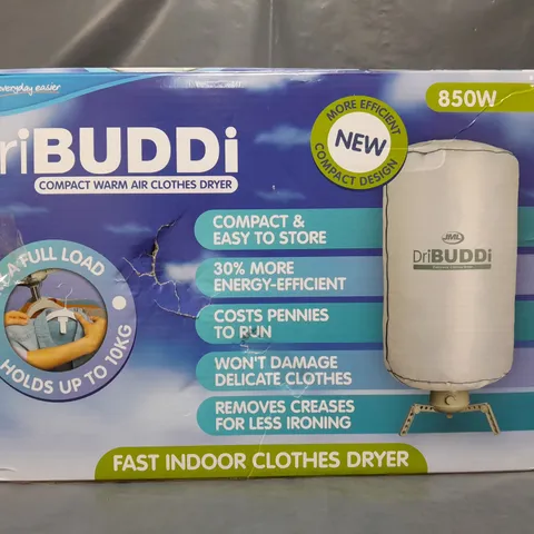 BOXED JML DRI BUDDY COMPACT WARM AIR CLOTHES DRYER