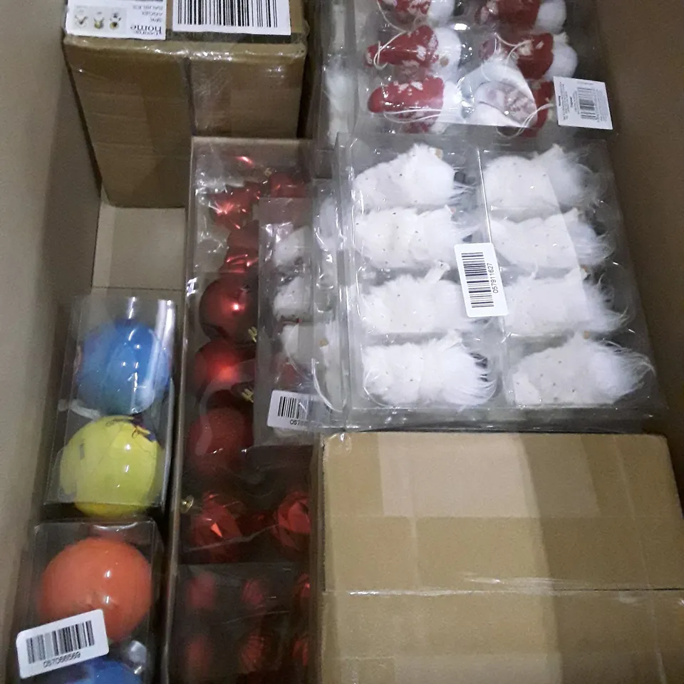 BOX CONTAINING APPROXIMATELY 18 ASSORTED BRAND NEW CHRISTMAS PRODUCTS