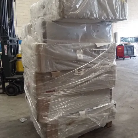 PALLET OF ASSORTED QUALITY DESIGNER DIVAN BASES // SIZES AND COLOURS VARY