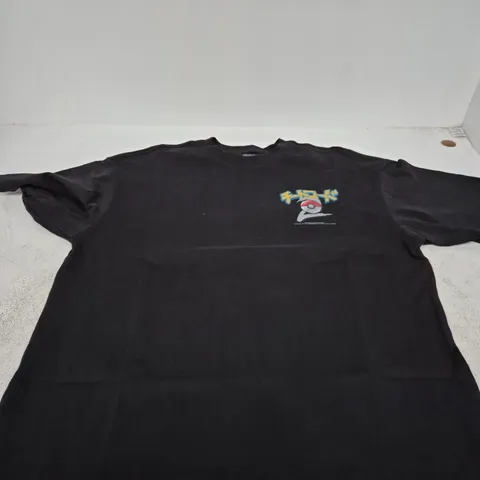 CHEATCODE GRAPHIC T‑SHIRT – BLACK, UK SIZE L