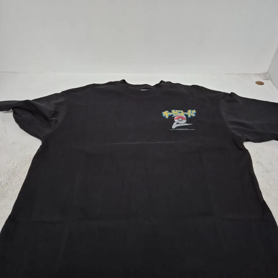 CHEATCODE GRAPHIC T‑SHIRT – BLACK, UK SIZE L