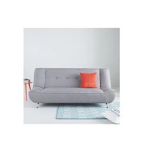 BOXED LIMA FABRIC SOFA BED - GREY (1 BOX)