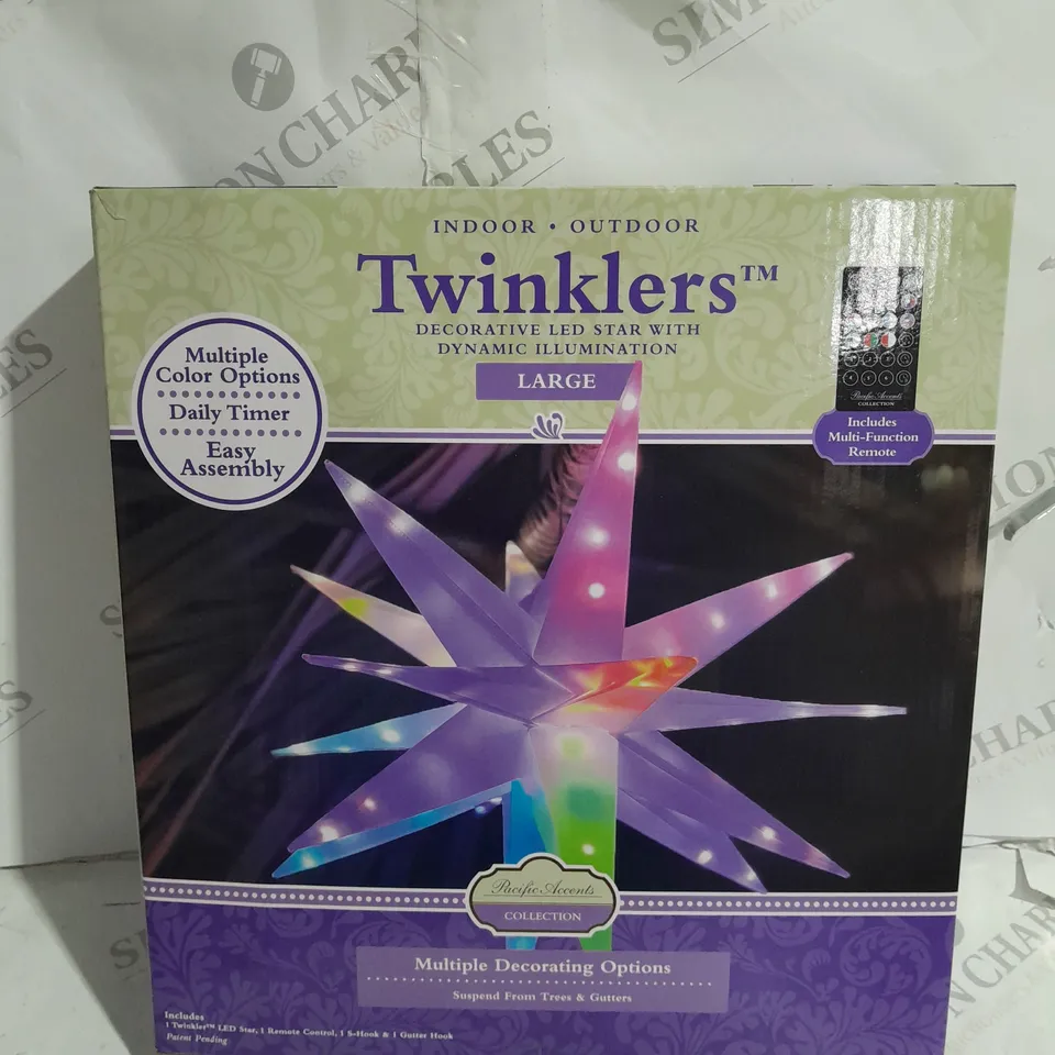 BOXED PACIFIC ACCENTS STAR BURST LIGHT