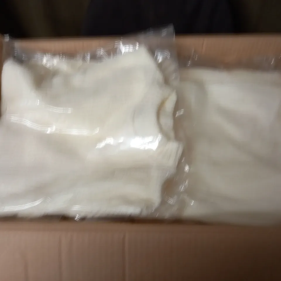 LOT OF APPROXIMATELY 35 BRAND NEW CREAM KNIT TOPS - VARIOUS SIZES