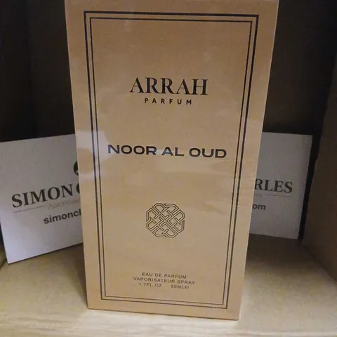 BOXED AND SEALED ARRAH PARFUM NOOR AL OUD EAU DE PARFUM 50ML
