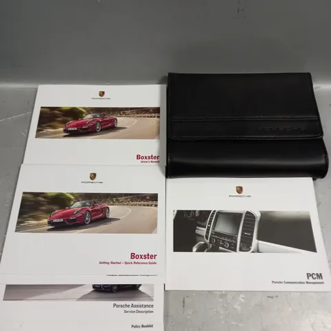 PORSCHE BOXSTER DRIVERS MANUAL SET