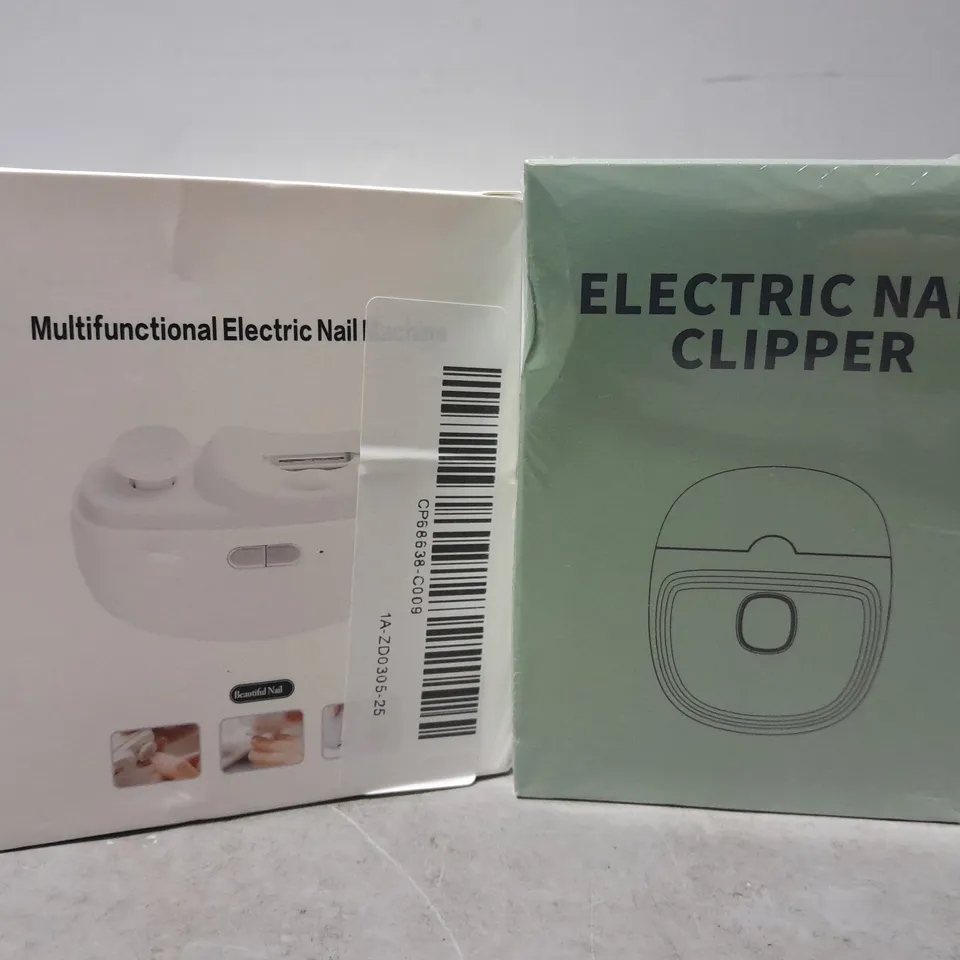 2 ELECTRIC NAIL CLIPPING MACHINES 