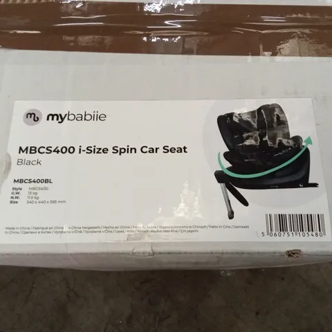 BOXED MY BABIIE MBCS400 I-SIZE SPIN CAR SEAT