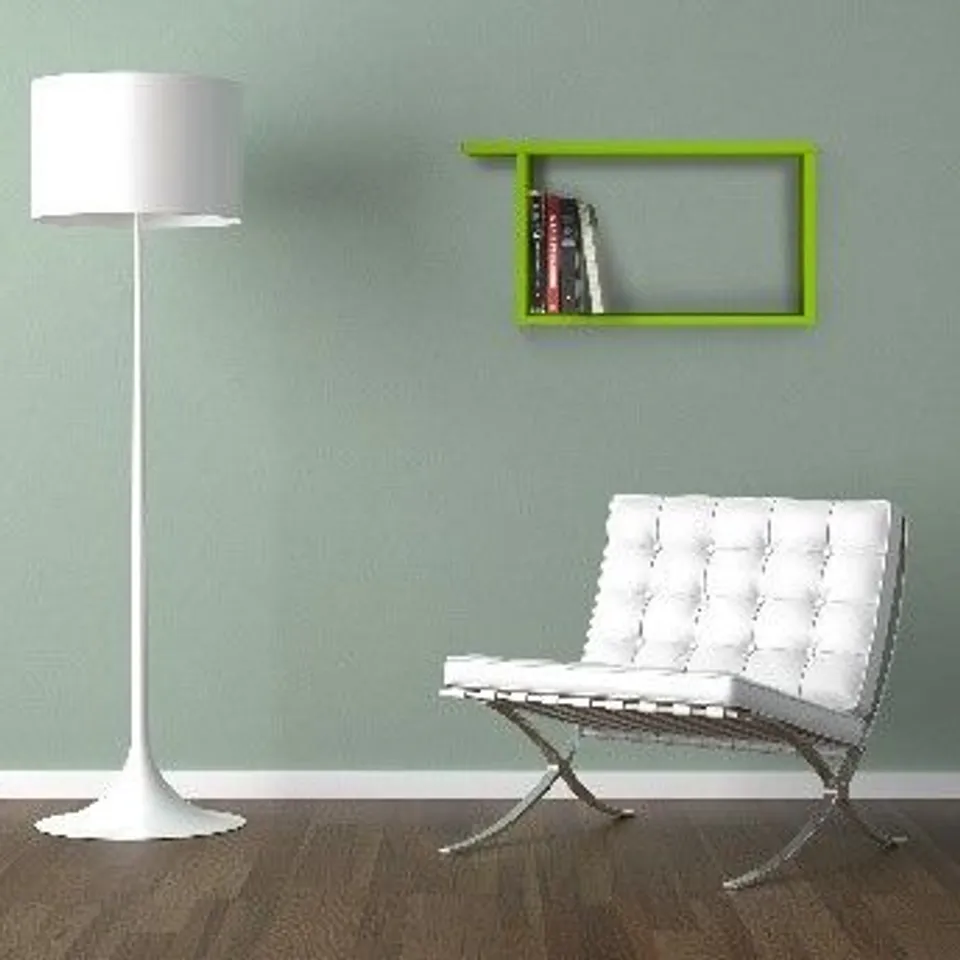 BRAND NEW BOXED RECTANGULAR SHELF NO.3 - GREEN