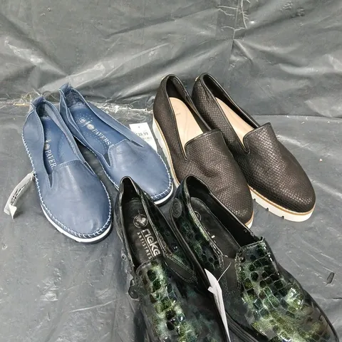 APPROXIMATELY 10 ASSORTED PAIRS OF SHOES IN VARIOUS BRANDS & SIZES