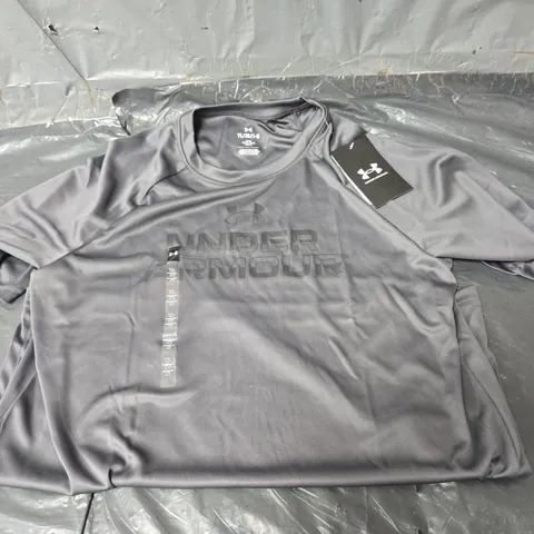 UNDER ARMOUR YL LOOSE SPLIT WOODMARK TEE 