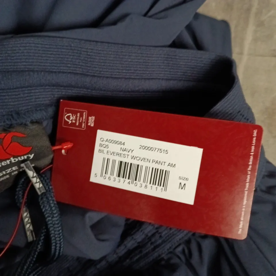 CANTERBURY NAVY EVEREST WOVEN PANT – SIZE M
