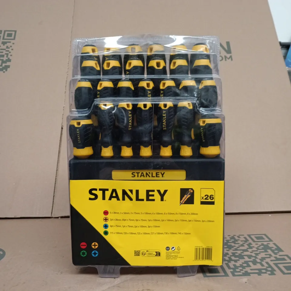 STANLEY 26-PIECE SCREWDRIVER BIT SET – YELLOW/BLACK