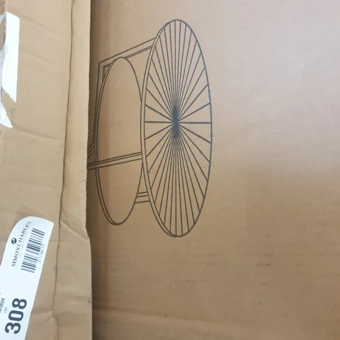 BOXED MYSTROM FRAME COFFEE TABLE