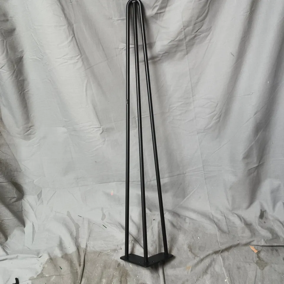 THE HAIRPIN LEG COMPANY 4 X 71CM HAIRPIN LEGS - FOR DESK & DINING TABLES, WITH SCREWS