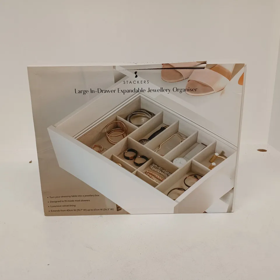 STACKERS LARGE IN DRAWER EXPANDABLE JEWELLERY ORGANISER