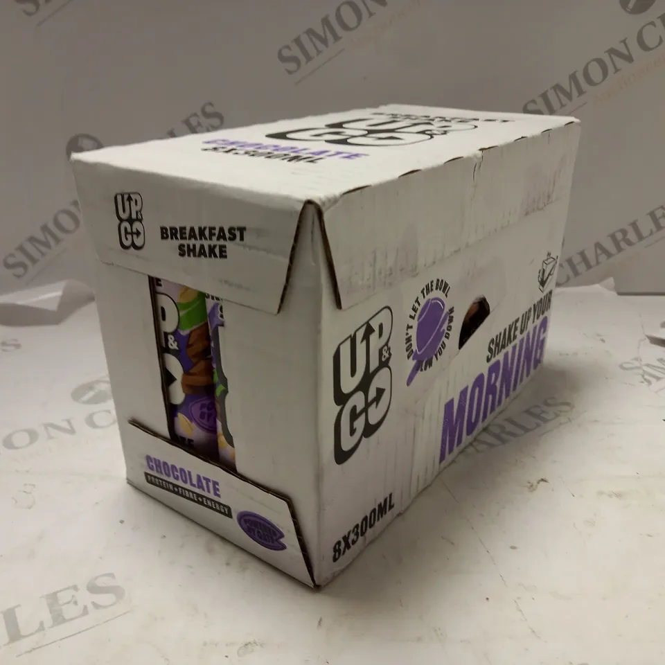 8-PACK OF BREAKFAST SHAKE UP & GO - CHOCOLATE 8X300ML
