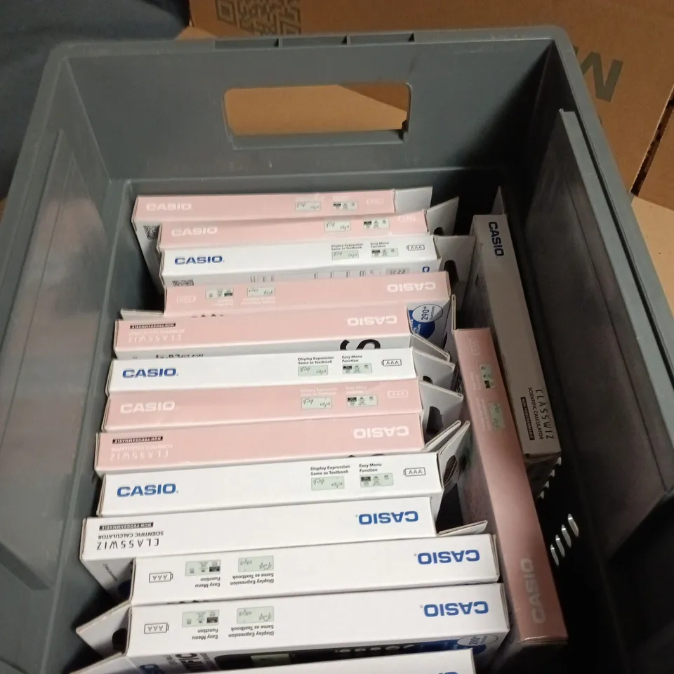 BOX OF APPROXIMATELY 15 CASIO SCIENTIFIC CALCULATOR 