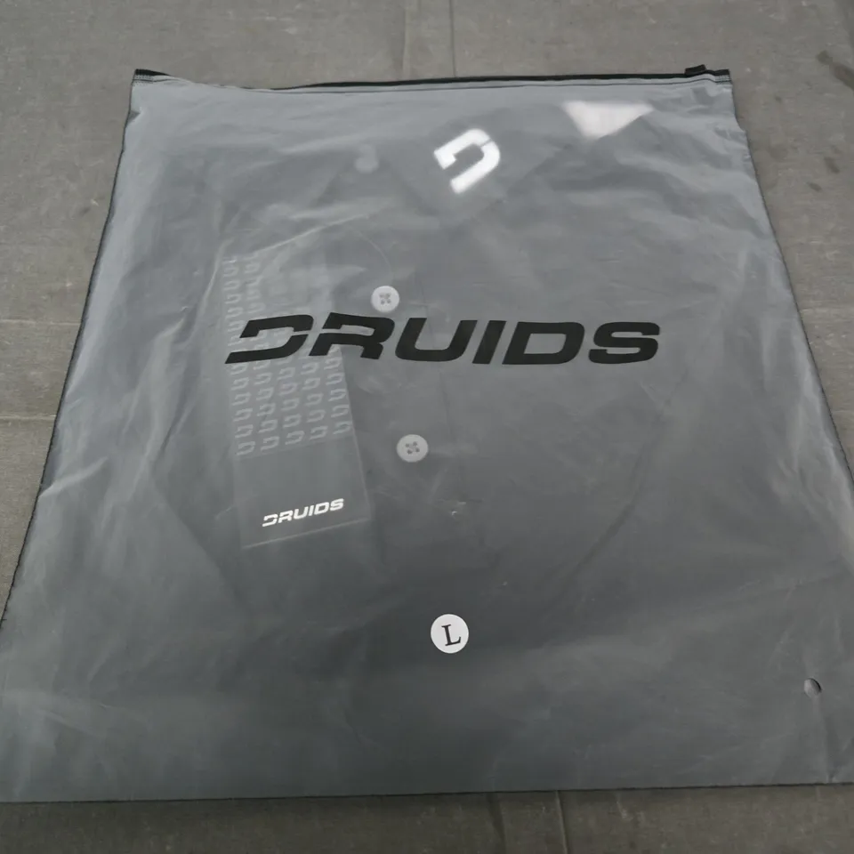 DRUIDS ELITE POLO SHIRT – BLACK – SIZE L