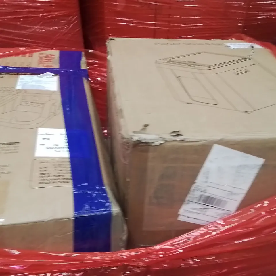 PALLET OF ASSORTED HOUSEHOLD GOODS AND PRODUCTS TO INCLUDE;PAPER SHREDDER,SLIDE,PARTY TENT