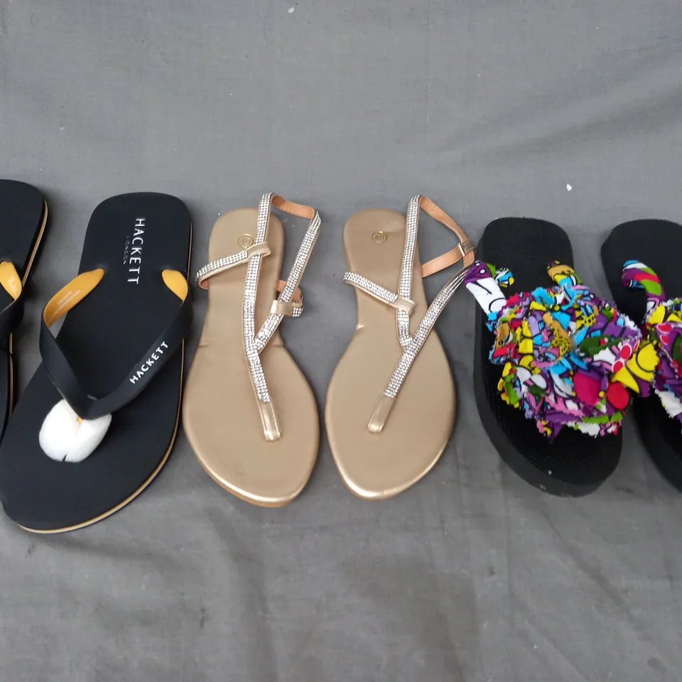 BOX OF APPROXIMATELY 15 ASSORTED PAIRS OF SHOES AND FOOTWEAR ITEMS IN VARIOUS COLOURS, STYLES, AND SIZES - COLLECTION ONLY