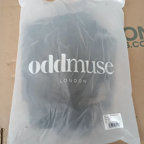 BAGGED ODDMUSE THE ULTIMATE MUSE HALTER MIDI DRESS IN NAVY - MEDIUM