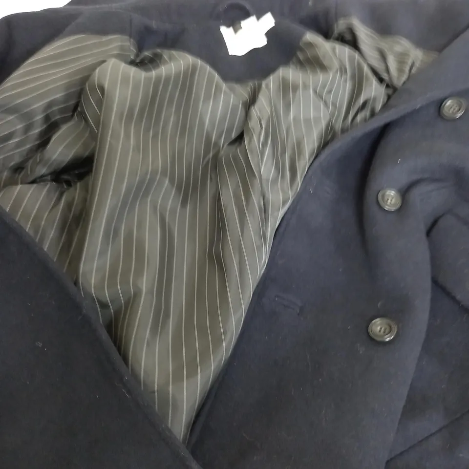 TOPMAN HEAVY BUTTONED CARDIGAN IN DARK BLUE - UK XL