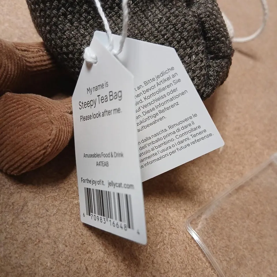 JELLYCAT STEEPY TEA BAG PLUSH TOY