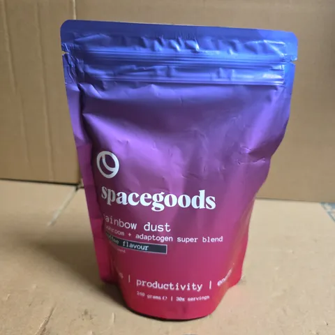 SPACEGOODS RAINBOW DUST ADAPTOGEN POWDER – 240 G, PRODUCTIVITY BLEND COFFEE FLAVOUR (30 SERVINGS)