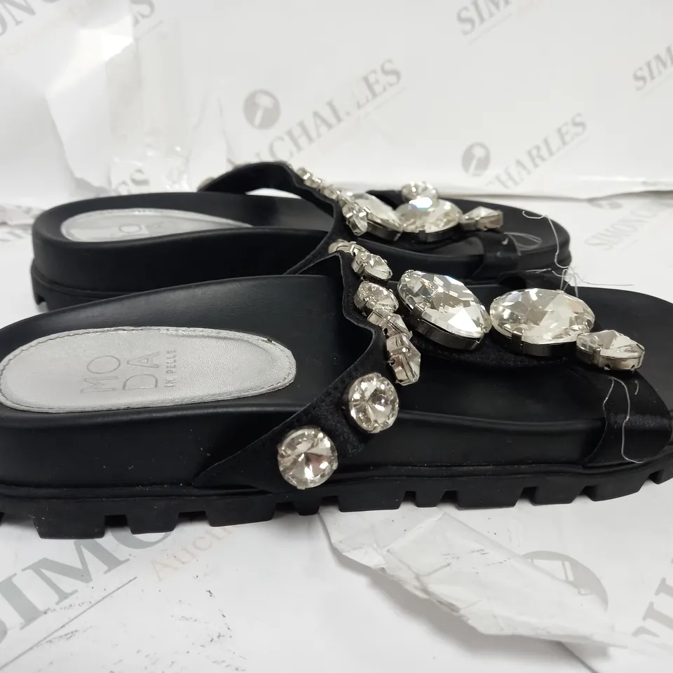 OUTLET MODA IN PELLE OZWELL JEWEL SLIDE SANDAL SIZE 6