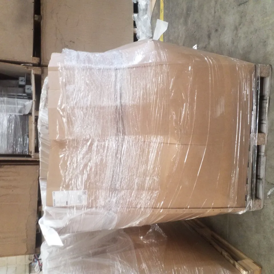 PALLET OF APPROXIMATELY 150 BRAND NEW WOMENS QUALITY DESIGNER CLOTHES.  INCLUDES; JD WILLIAMS GREEN TOP. JD WILLIAM'S METALLIC SKIRT, JD WILLIAMS BLUE TOP