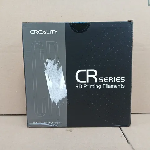 BOXED CREALITY CR SERIES 3D PRINTING FILAMENT IN WHITE