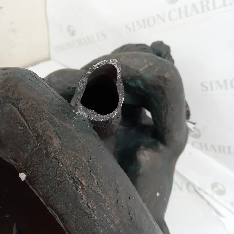 MY GARDEN STORIES AGED BRONZE EFFECT FEMALE SCULPTURE