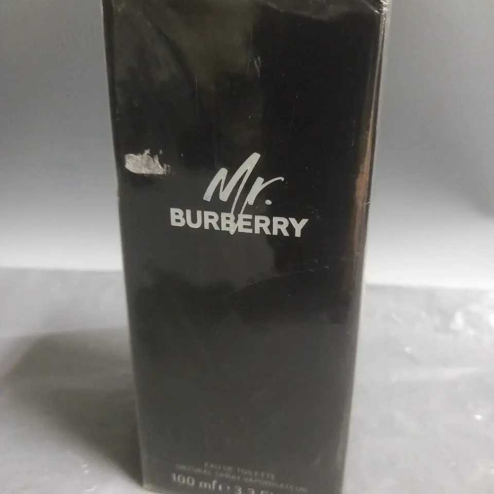 BOXED AND SEALED MR. BURBERRY EAU DE TOILETTE 100ML