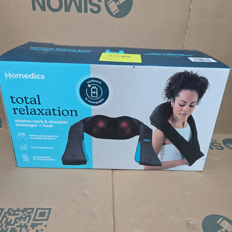 BOXED HOMEDICS SHIATSU NECK AND SHOULDER MASSAGER 