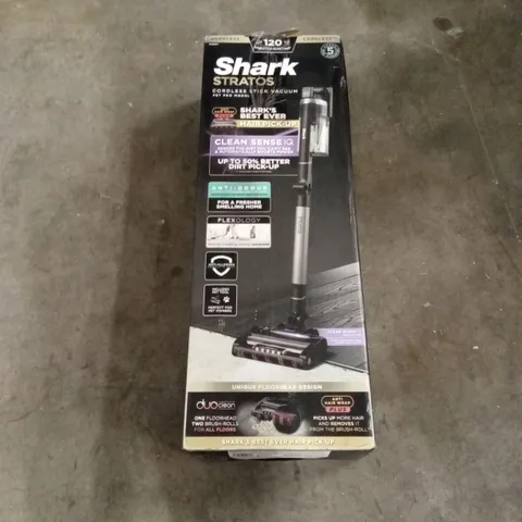 BOXED SHARK STRATOS CORDLESS STICK VACUUM 