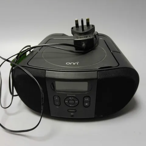 ONN CD BOOMBOX - BLACK