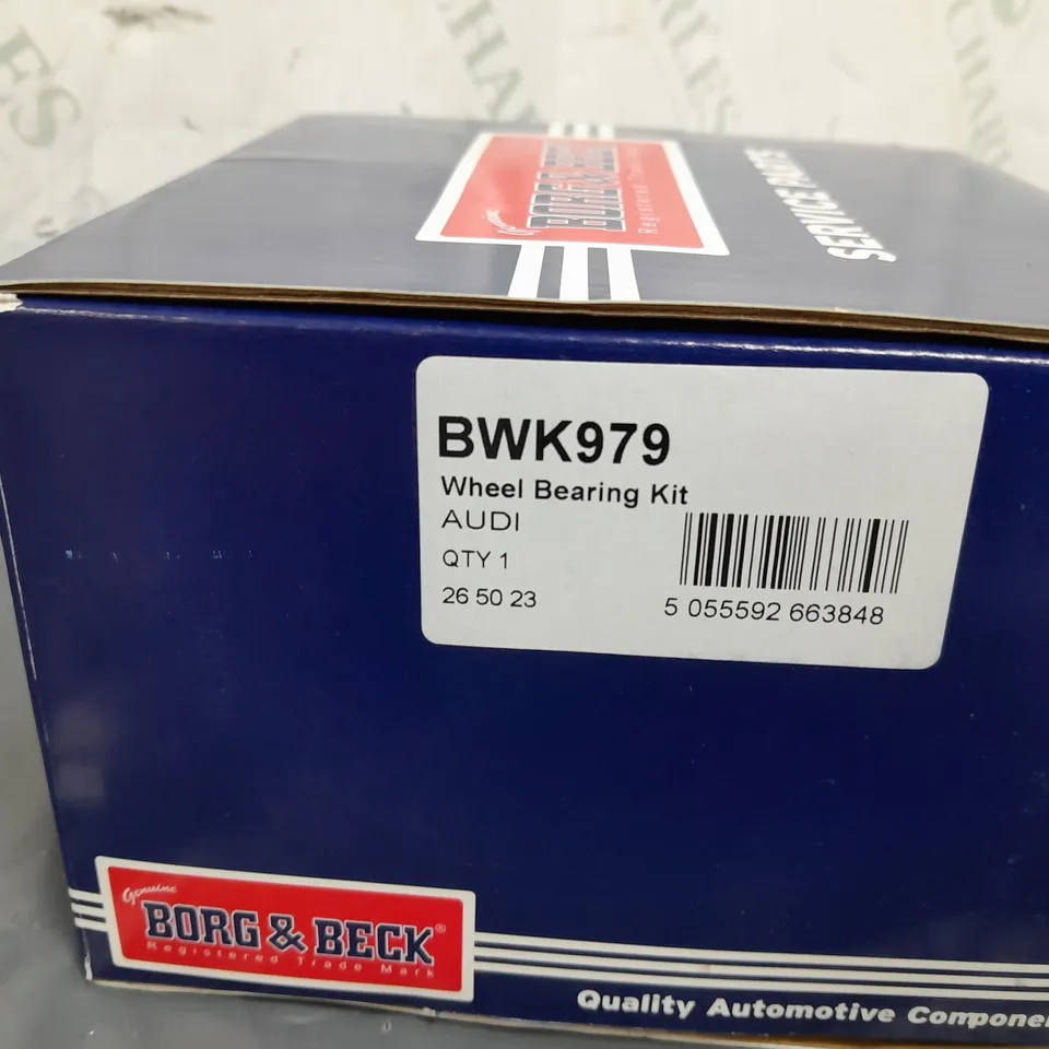 BOXED BORG & BECK AUDI WHEEL BEARING KIT BWK979