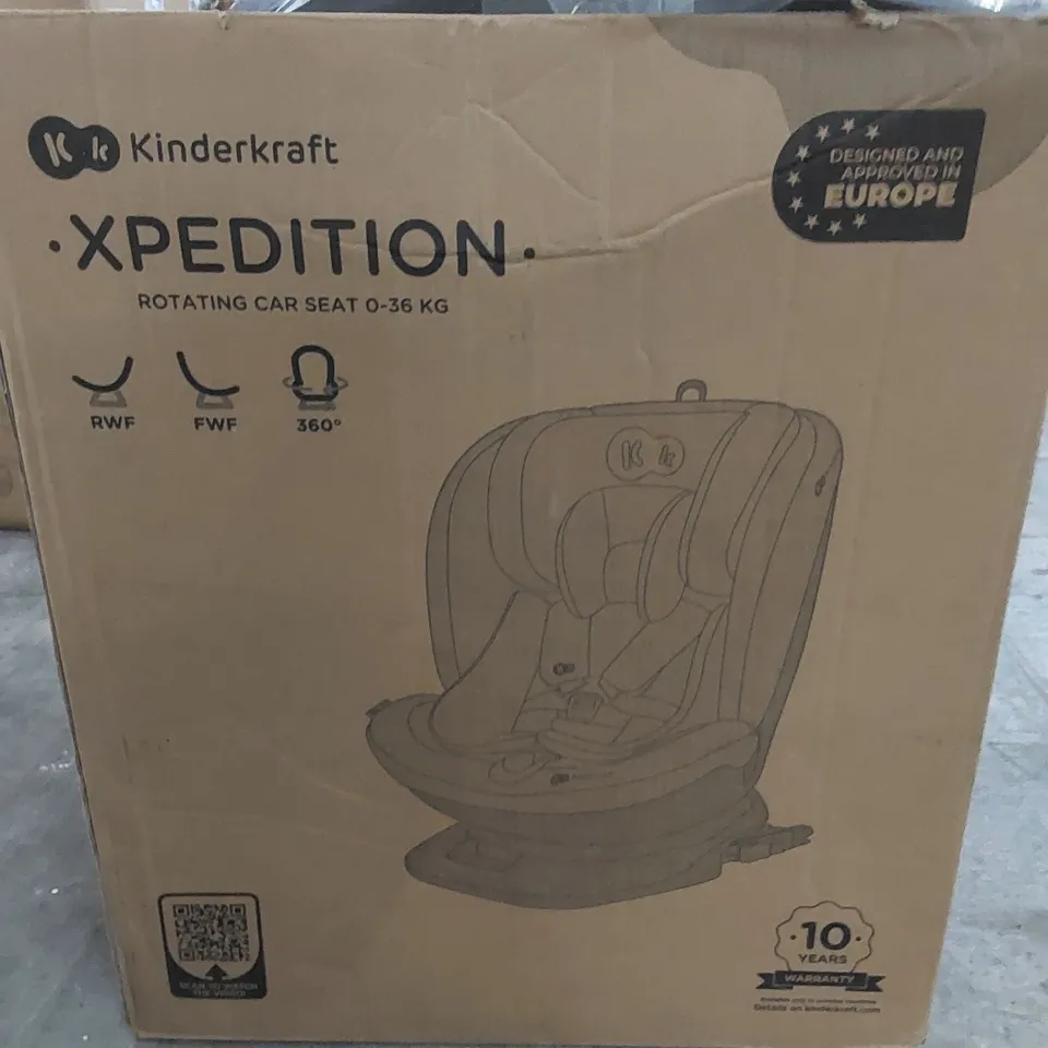 KINDERKRAFT XPEDITION CAR SEAT - BLACK RRP £219.99