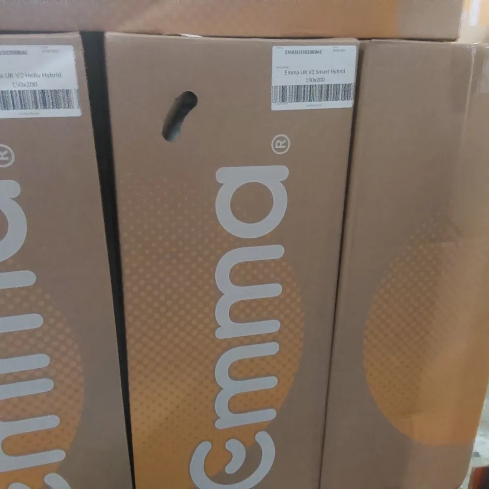 BRAND NEW BOXED EMMA UK V2 SMART HYBRID 150 x 200CM KING SIZE MATTRESS 
