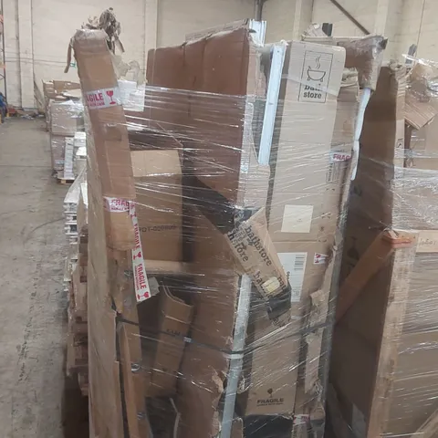 PALLET CONTAINING APPROXIMATELY 9x BRANDED GLASS SHOWER ENCLOSURES