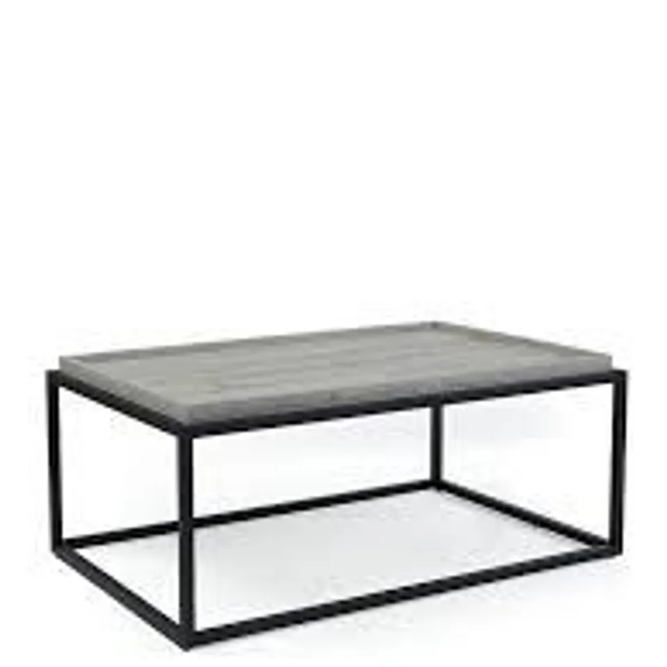 VERY HOME HARLEM TRAY COFFEE TABLE - GREY OAK - COLLECTION ONLY
