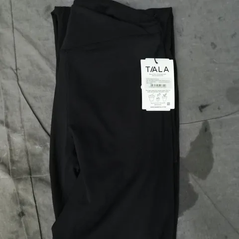 T/ALA DAYFLEX WRAP HIGH WAISTED FLARED YOGA PANTS IN BLACK SIZE LARGE